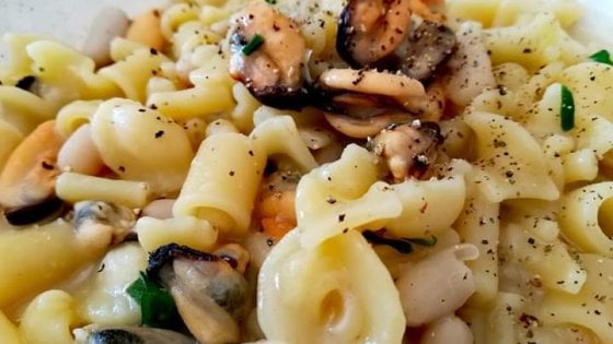 Pasta fagioli cozze